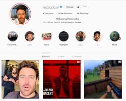 The actor has a huge fan following across the picture-sharing platform, as of 2020 his Instagram account amassed with more than eight million follower